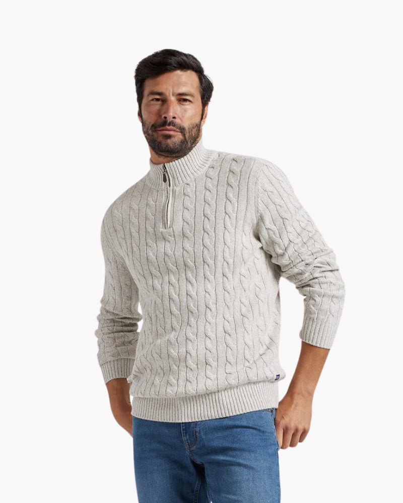 Maglione Verbier mezza zip