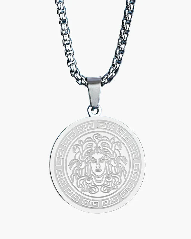 Medusa Long Chain (G & Silver)