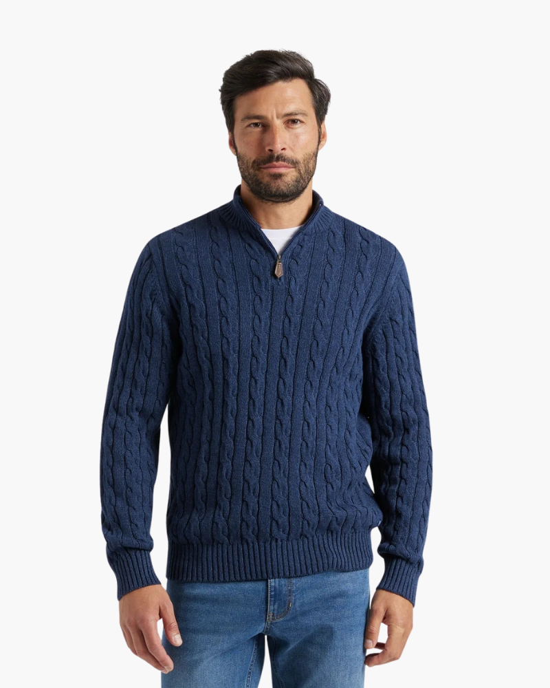 Maglione Verbier mezza zip