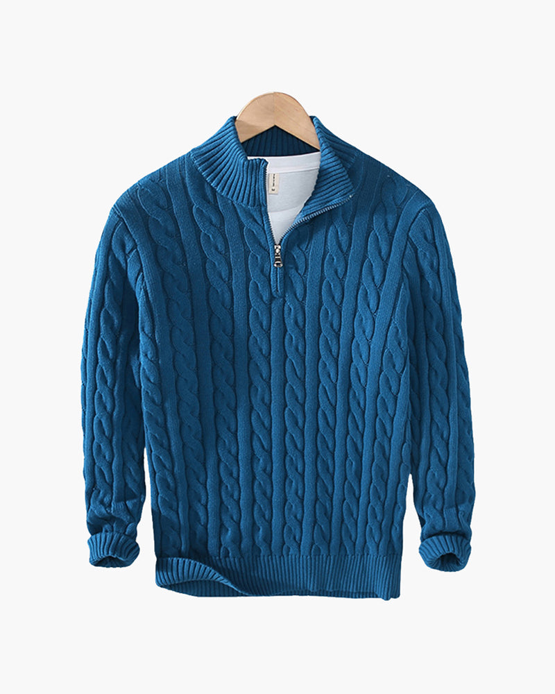 Maglione Verbier mezza zip