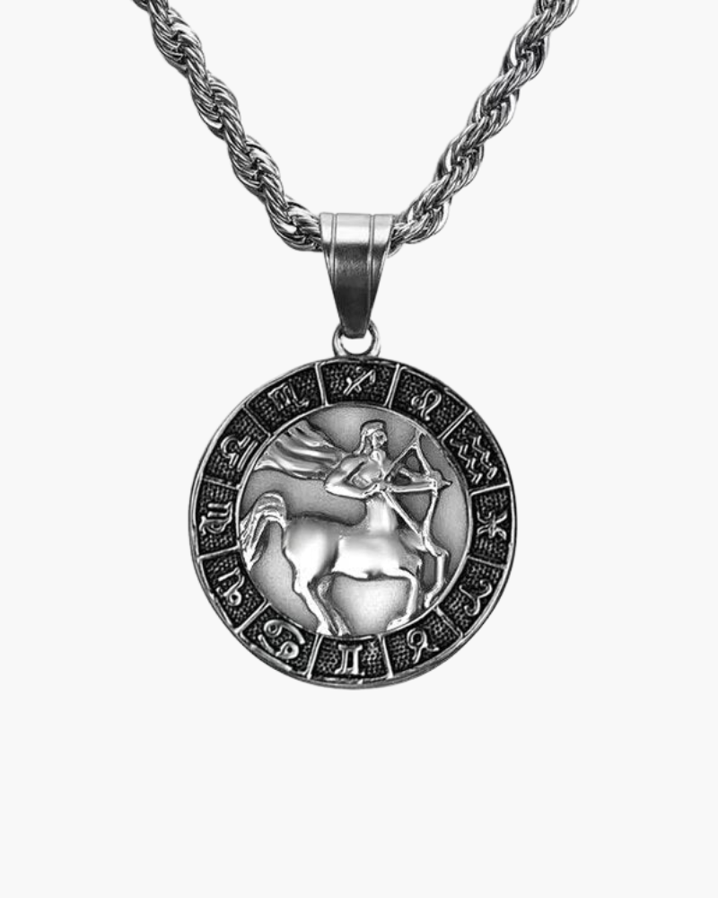 Zodiac Sign Necklace - Silver